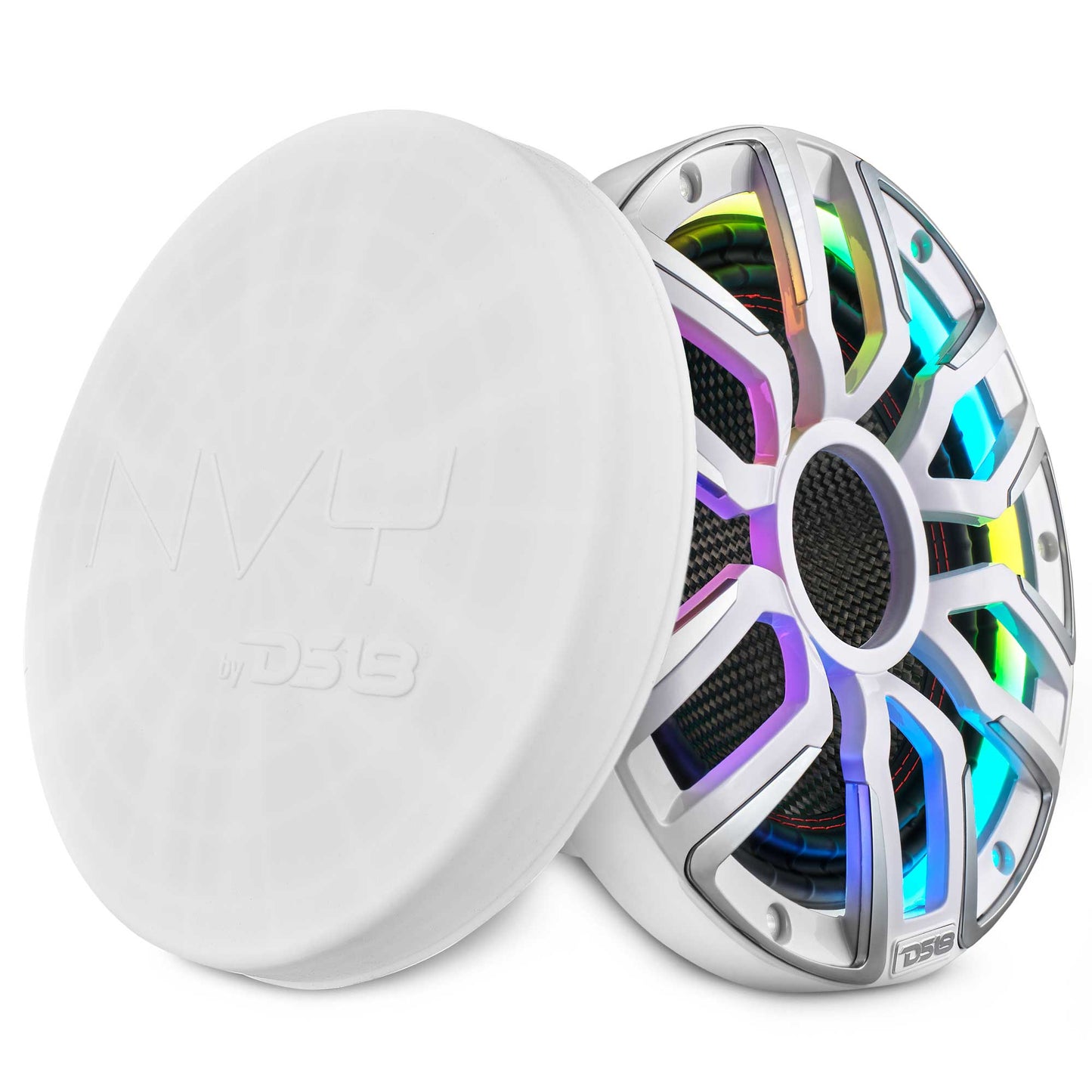 10” Neodymium Marine & Powersports Subwoofer With Carbon - Carbon Fiber - NVY-M10SUB/WH - product image 1 - AudioSellerz