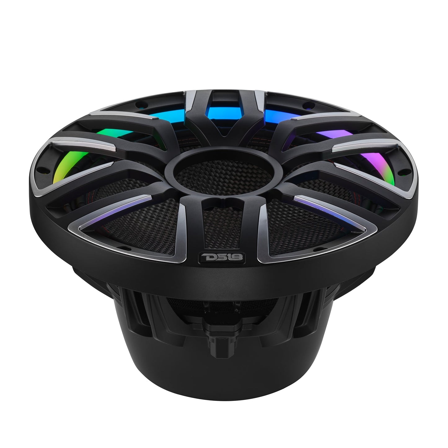 12" Neodymium Marine & Powersport Subwoofer with Digital LED - Carbon Fiber - NVY-M12SUB/BK - product image 6 - AudioSellerz