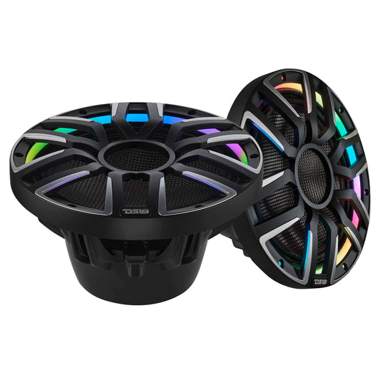 12" Neodymium Marine & Powersport Subwoofer with Digital LED Lights and - 4 Ohm Black - Ref A7CE72 - image 2 - AudioSellerz