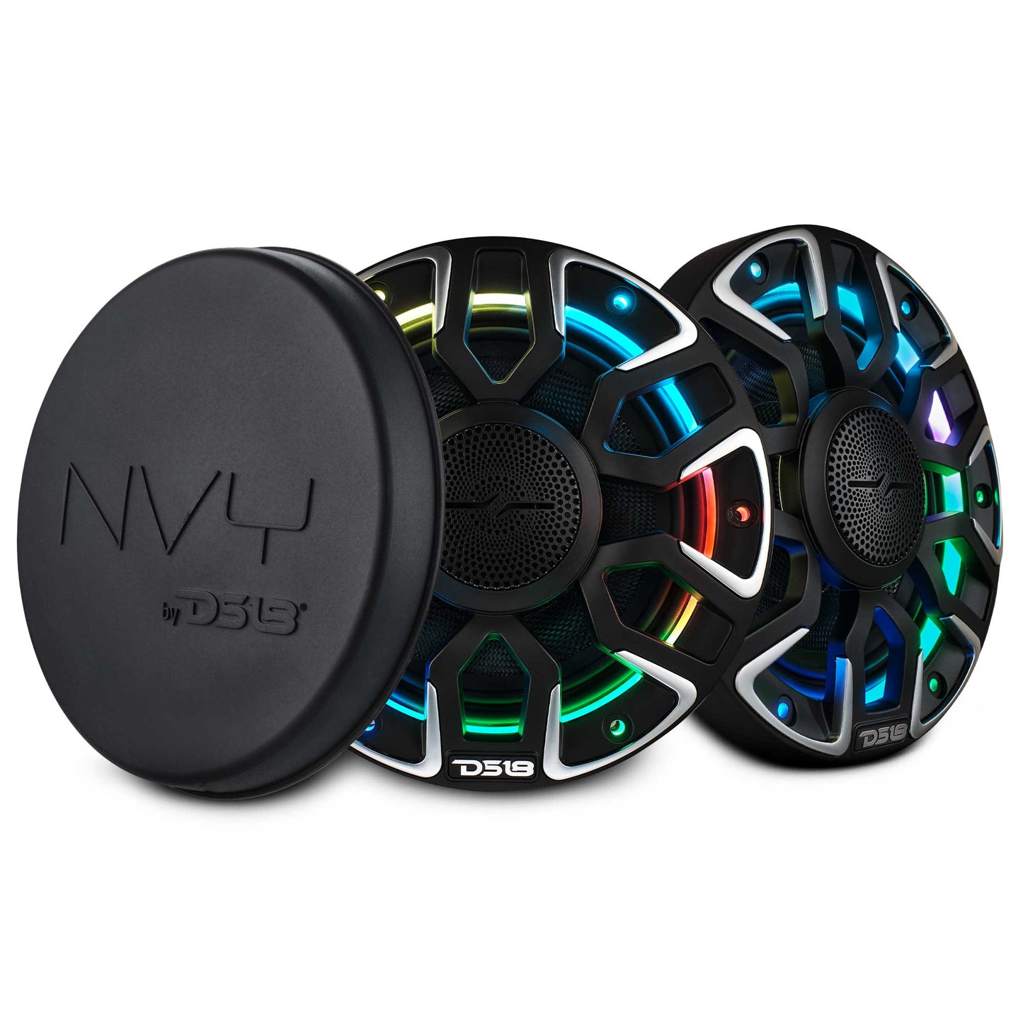 6.5” Marine Coaxial Speaker With Kevlar Cone, Bullet Tweeter, Neodymium - Black - NVY-M6/BK - product image 1 - AudioSellerz