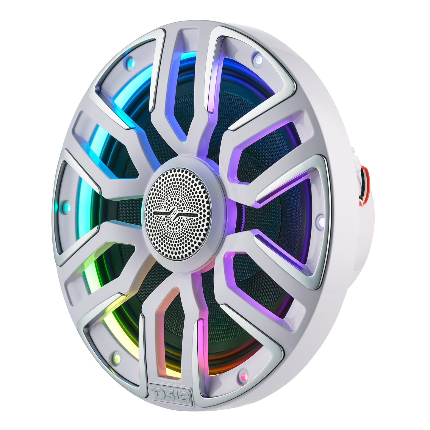 8” Marine Coaxial Speaker With Kevlar Cone, Bullet Tweeter, Neodymium - White - NVY-M8/WH - product image 5 - AudioSellerz