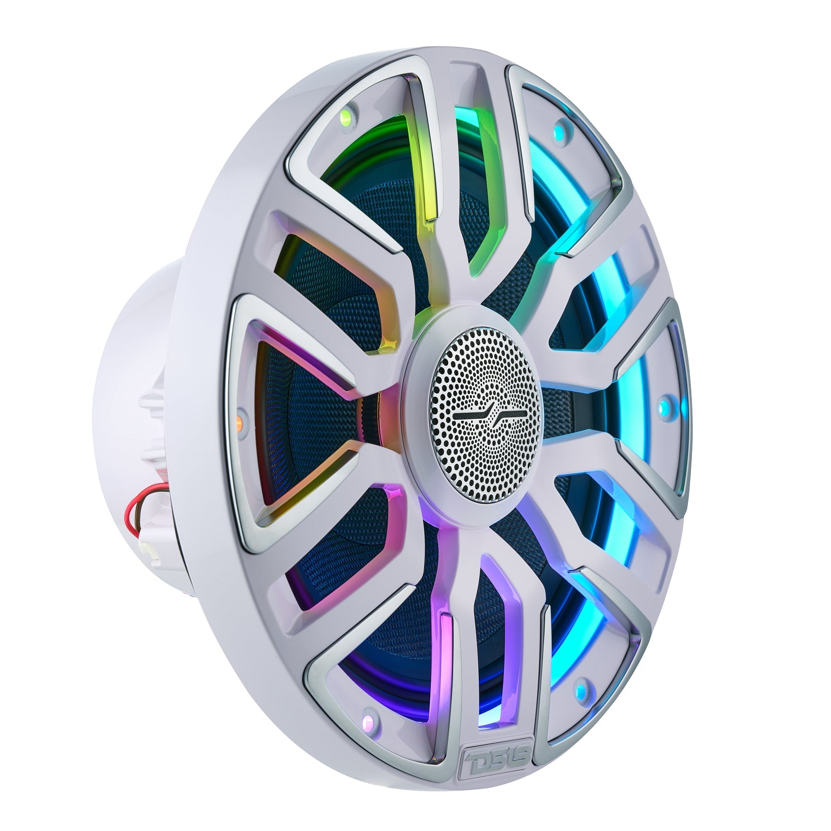 8” Marine Coaxial Speaker With Kevlar Cone, Bullet Tweeter, Neodymium - White - NVY-M8/WH - product image 3 - AudioSellerz