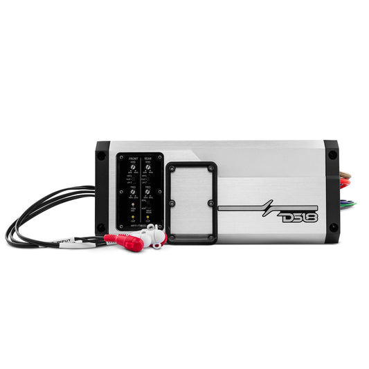 NVY 4-Channel Full-Range IP67 Marine and Powersports Amplifier 200 x 4 @ 4-Ohm Watts RMS.
