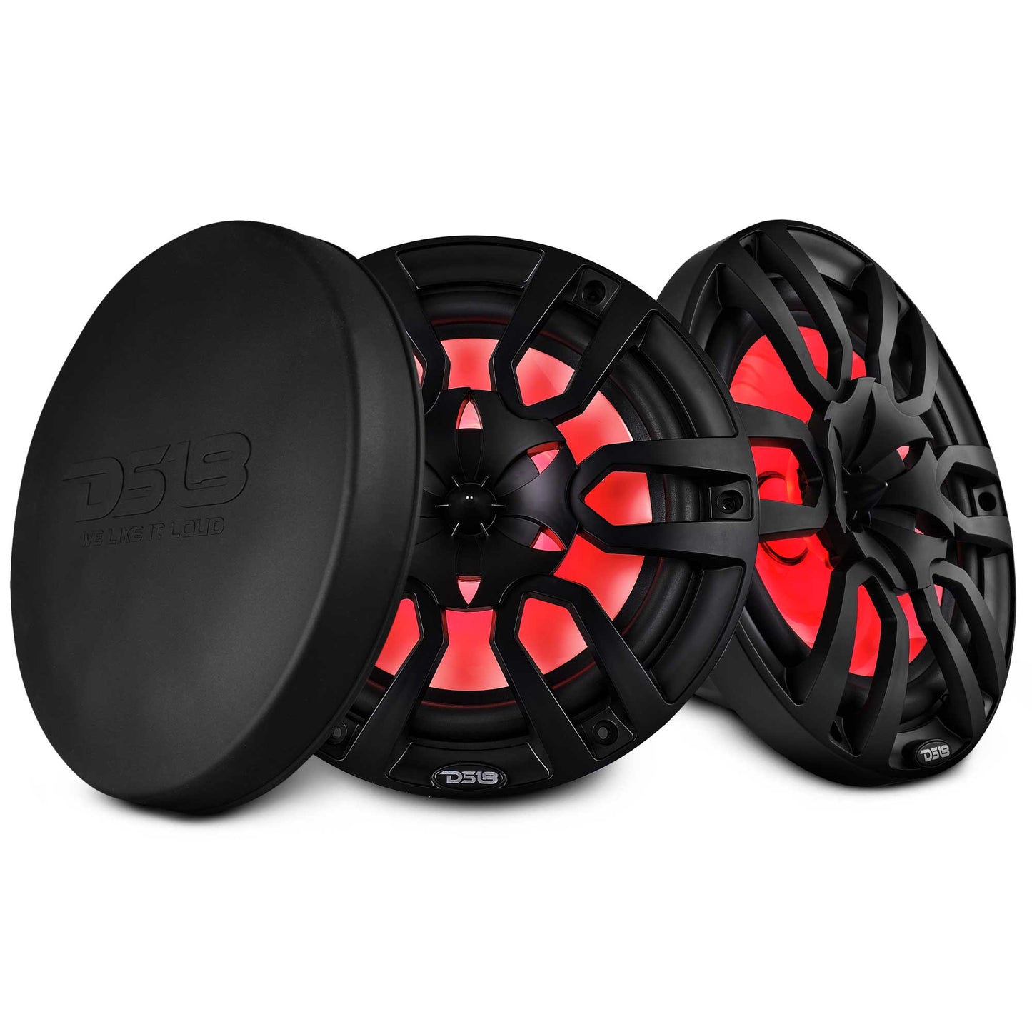 NXL 10" 2-Way Coaxial Marine Speaker with LED RGB Lights | 200W RMS 4-Ohm.