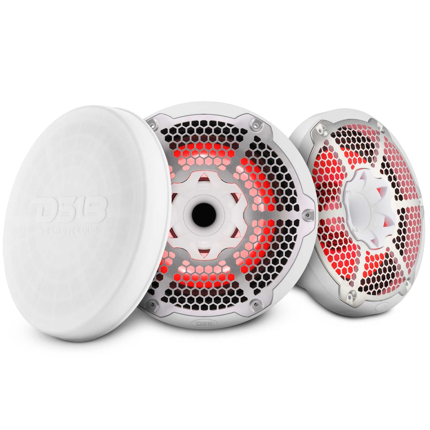 10” Marine 2-Way Hybrid Speaker with RGB LED, Compression Driver and - White - NXL-10MD/WH - product image 1 - AudioSellerz