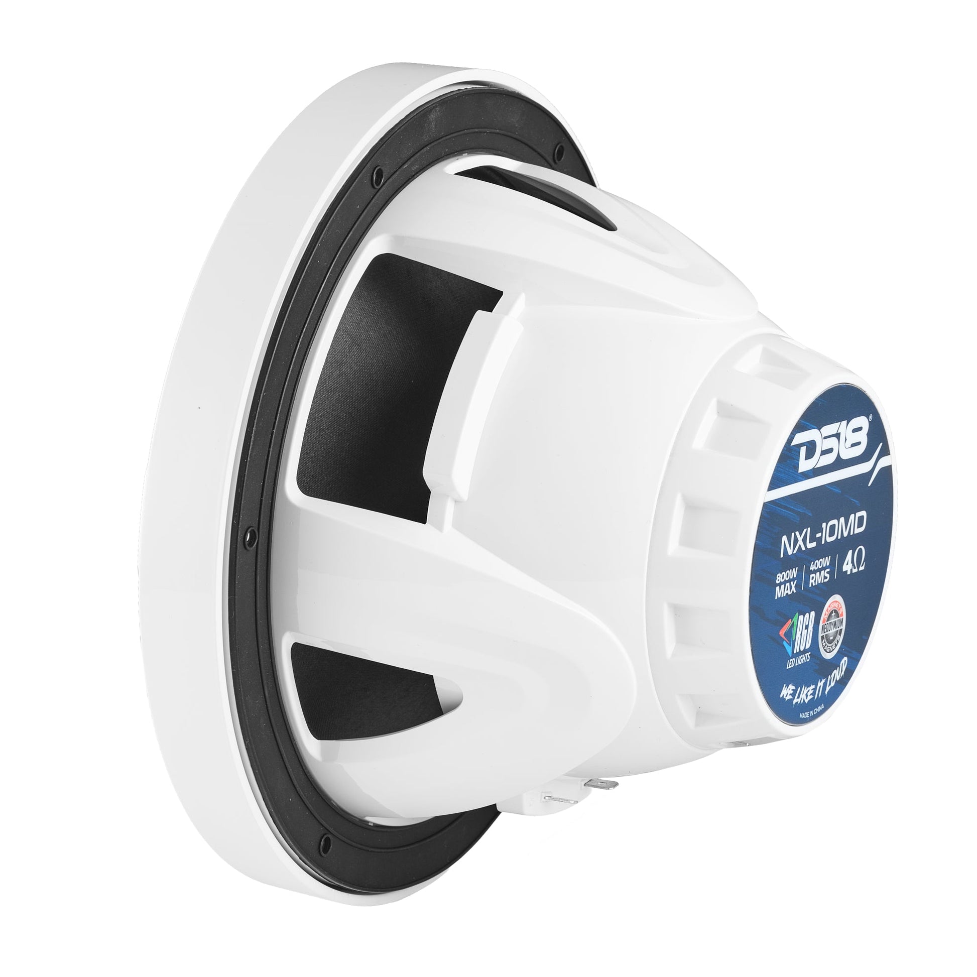 10” Marine 2-Way Hybrid Speaker with RGB LED, Compression Driver and - White - NXL-10MD/WH - product image 5 - AudioSellerz