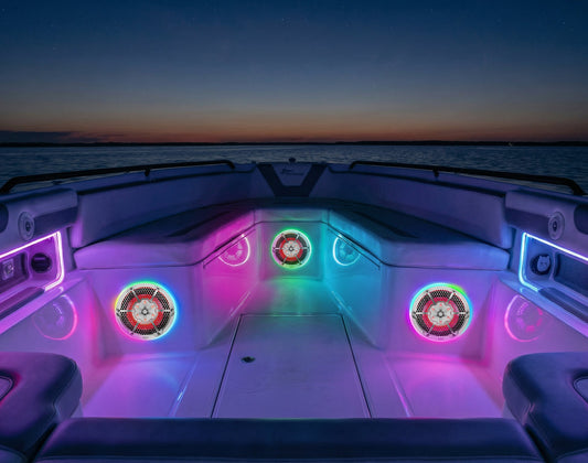 10" Digital LED Ring for Marine and Powersporst Speakers and Towers.