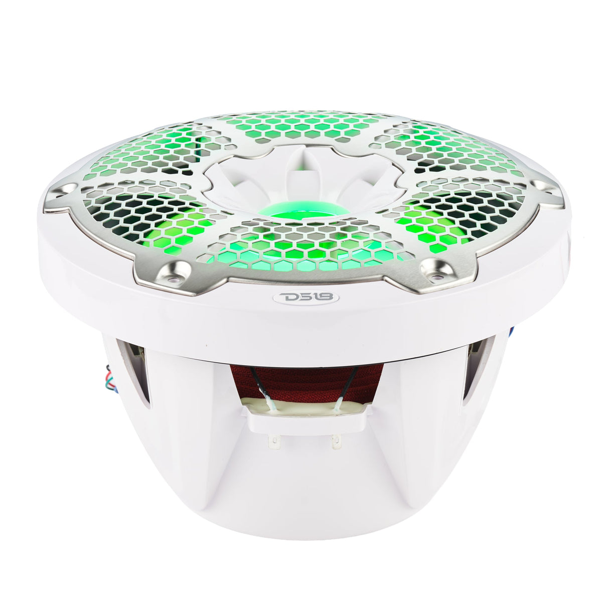 NXL 10" Marine Subwoofer with LED RGB Lights 300 Watts Rms SVC 4-Ohm.