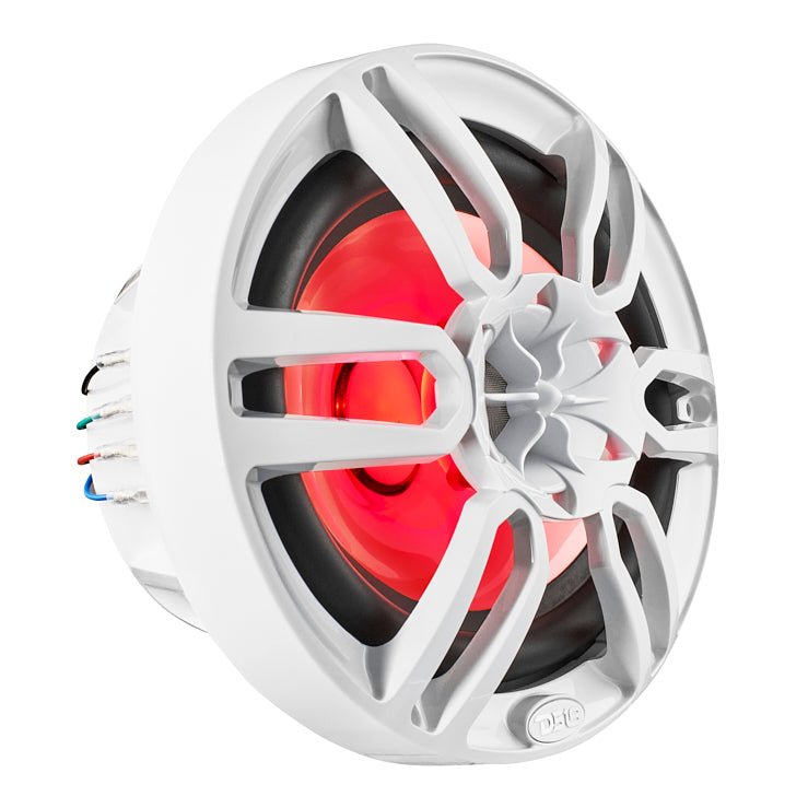 NXL 6x9" 2-Way Coaxial Marine Speaker with LED RGB Lights | 125W RMS 4-Ohm.