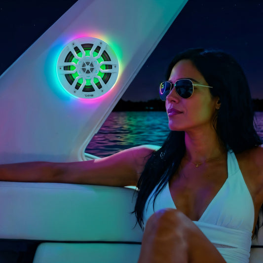 6.5" Digital LED Ring for Marine and Powersporst Speakers and Towers.