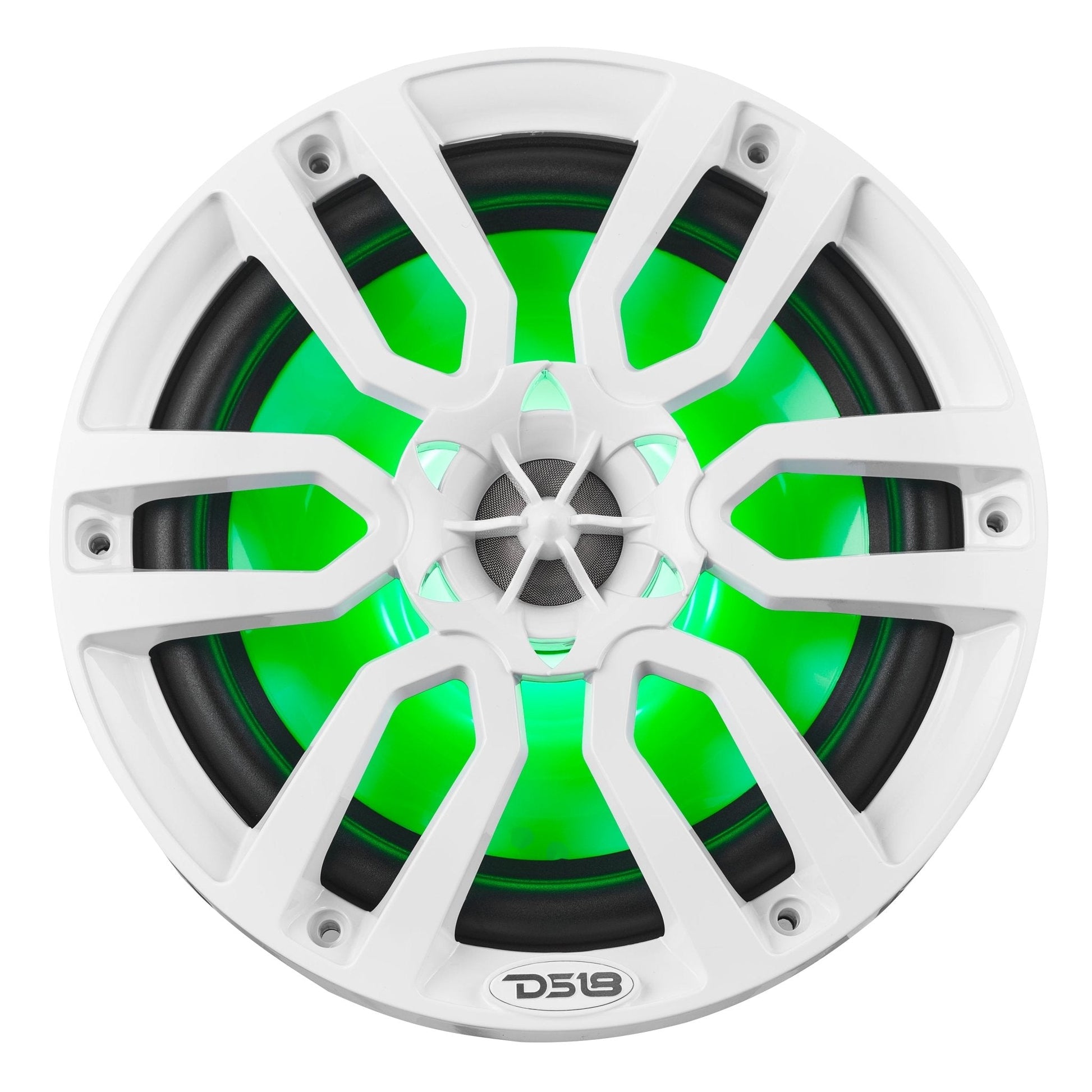 NXL 8" 2-Way Coaxial Marine Speaker with LED RGB Lights | 125W RMS 4-Ohm.