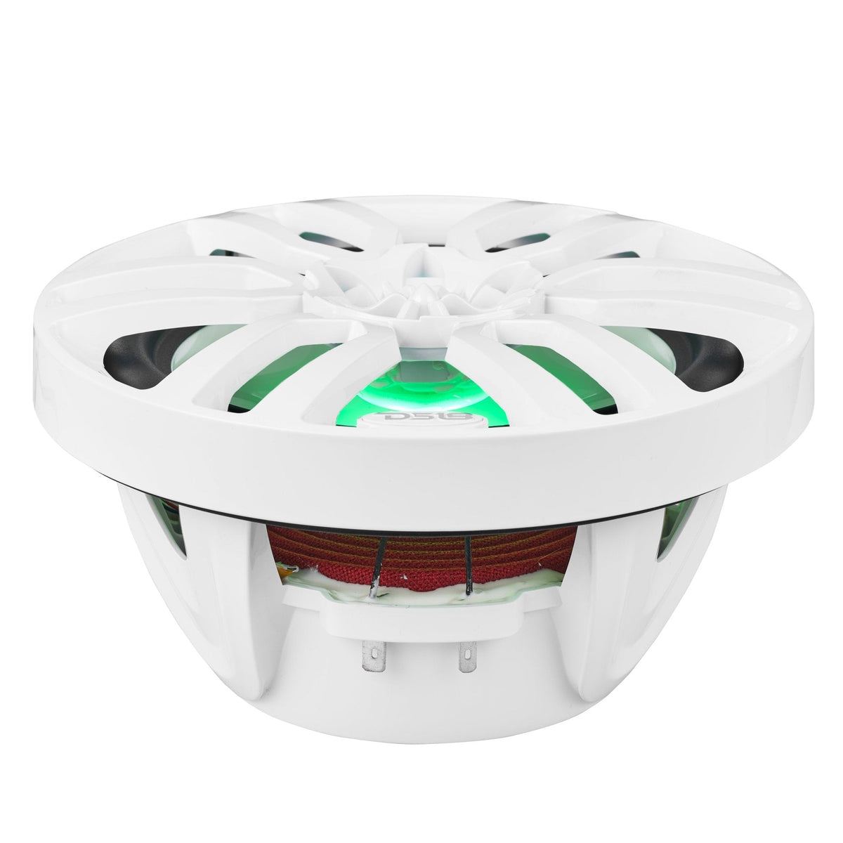NXL 8" 2-Way Coaxial Marine Speaker with LED RGB Lights | 125W RMS 4-Ohm.