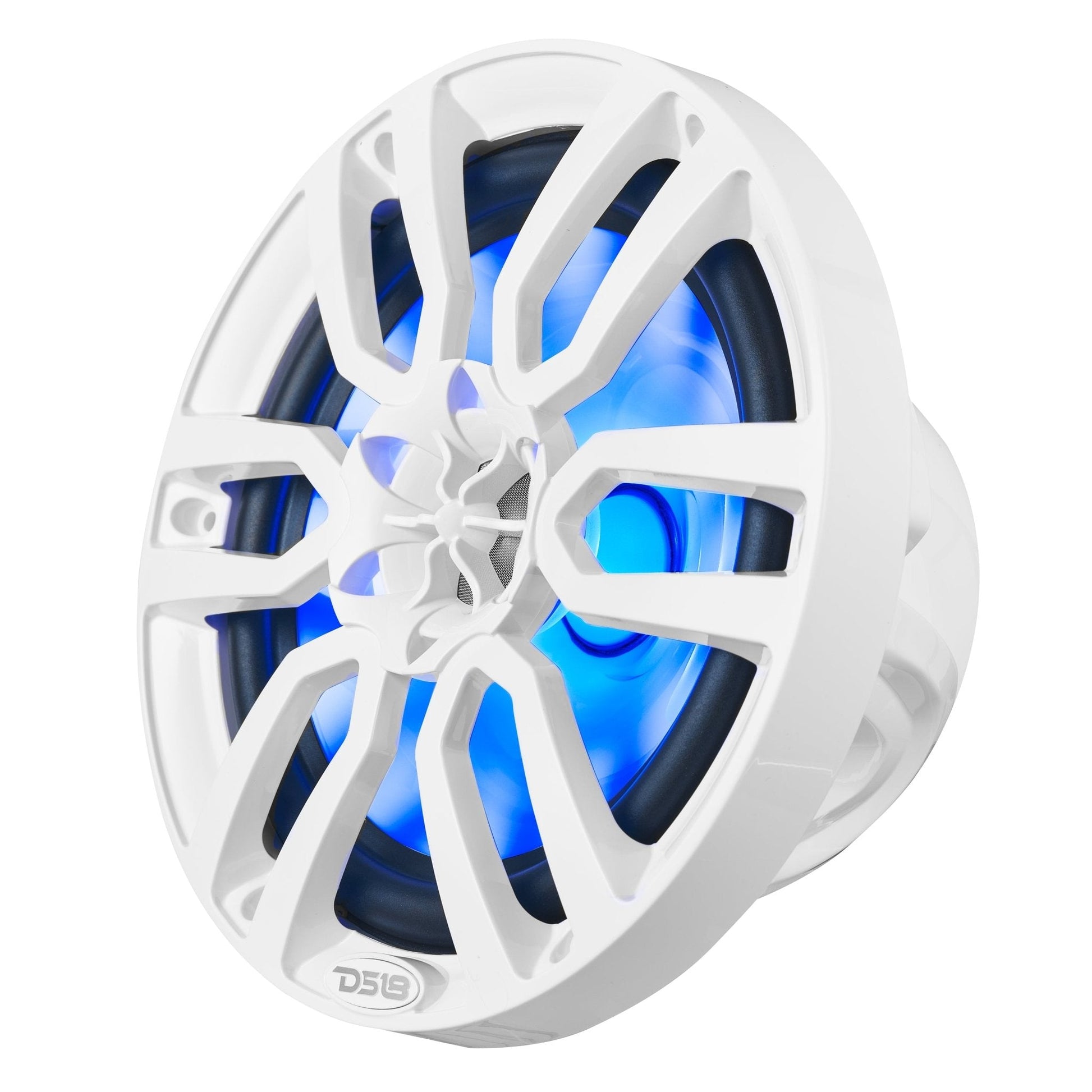 NXL 8" 2-Way Coaxial Marine Speaker with LED RGB Lights | 125W RMS 4-Ohm.