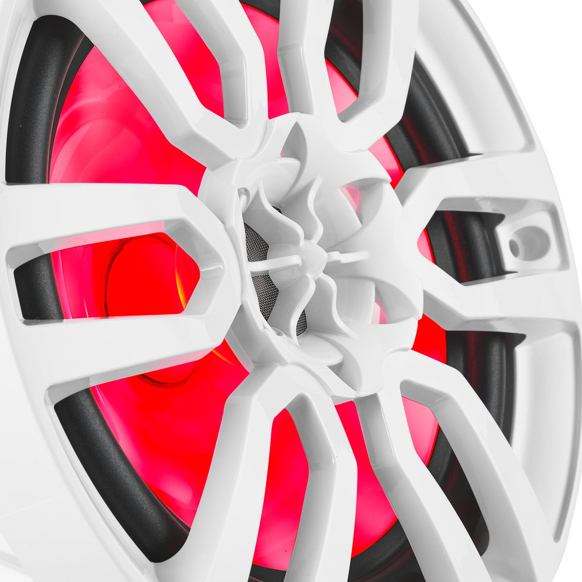 NXL 8" 2-Way Coaxial Marine Speaker with LED RGB Lights | 125W RMS 4-Ohm.