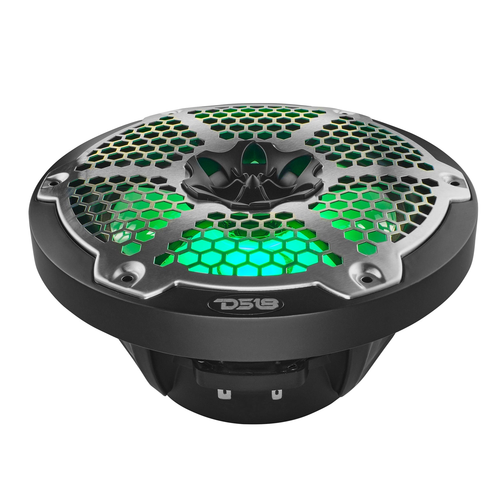 NXL 8" 2-Way Coaxial Marine Speaker With LED RGB Lights 125 Watts Rms 4-Ohm.