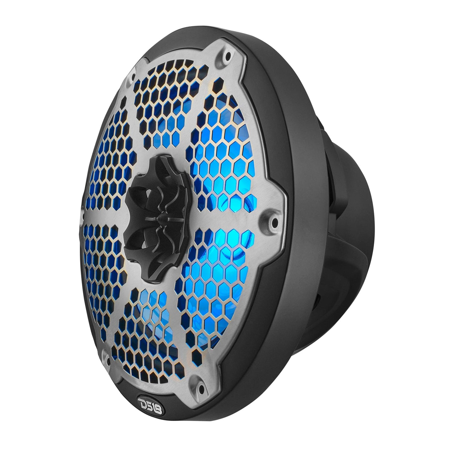 NXL 8" 2-Way Coaxial Marine Speaker With LED RGB Lights 125 Watts Rms 4-Ohm.
