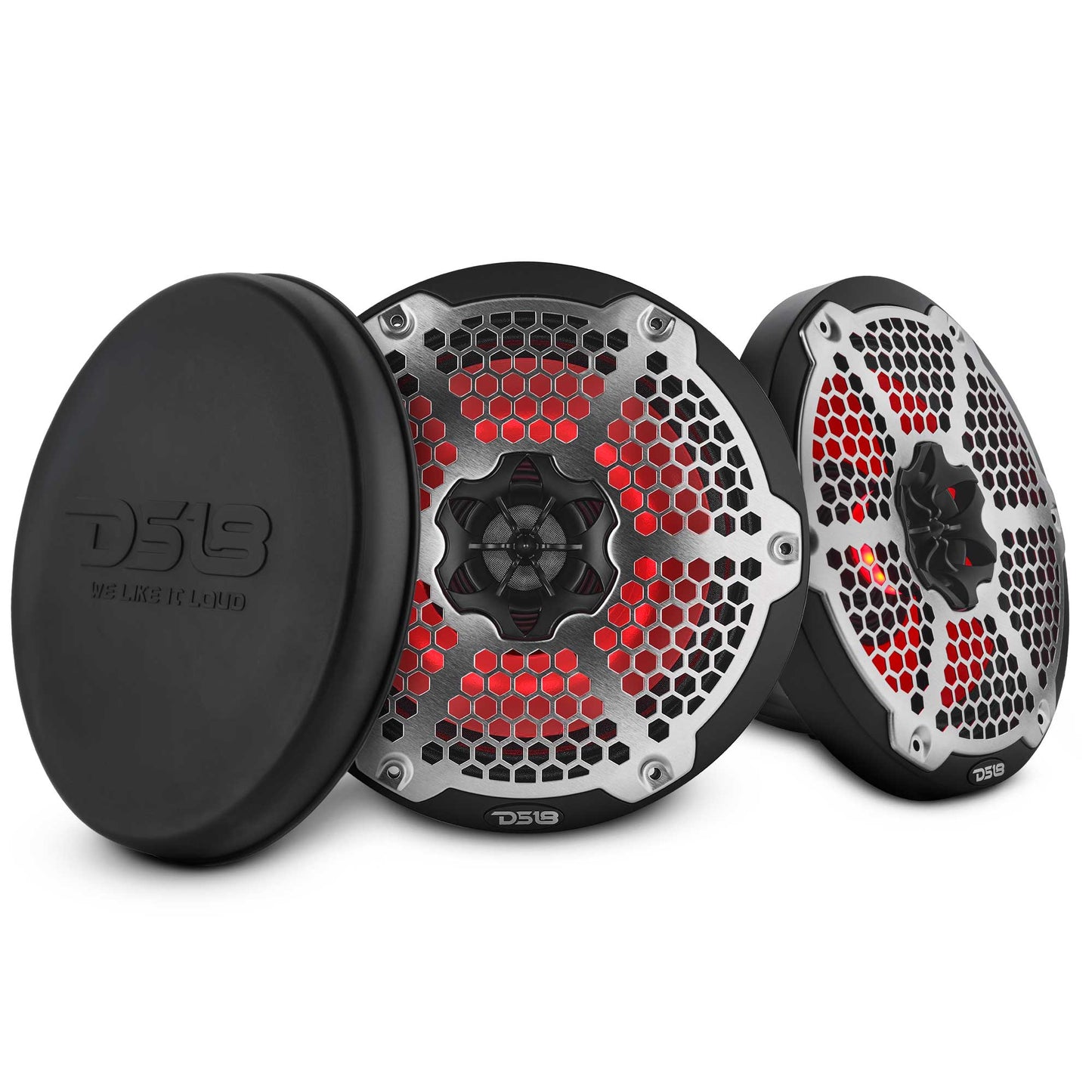 8” Marine 2-Way Hybrid Speaker with RGB LED, Compression Driver and - Black - NXL-8MD/BK - product image 1 - AudioSellerz