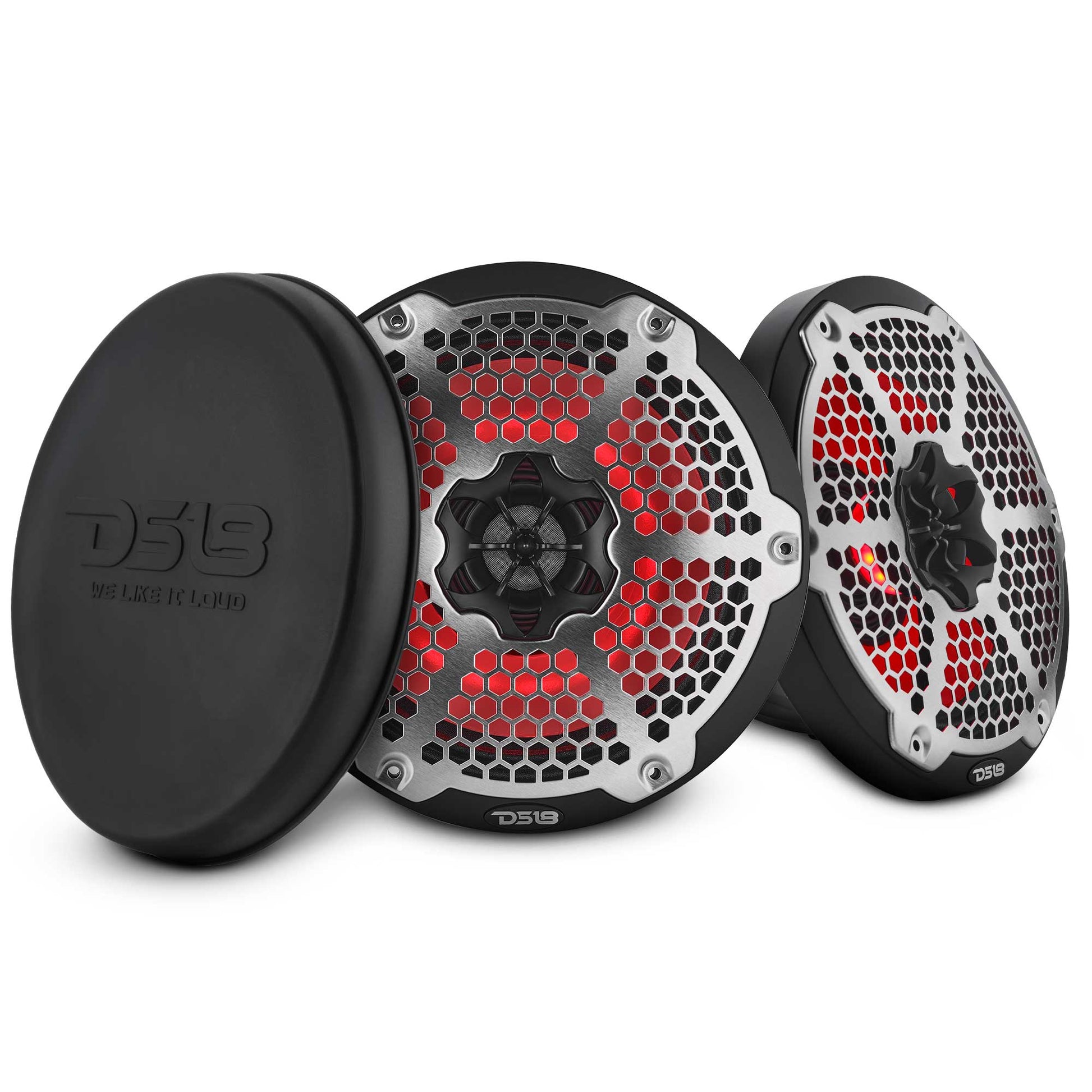 8” Marine 2-Way Hybrid Speaker with RGB LED, Compression Driver and - Black - NXL-8MD/BK - product image 1 - AudioSellerz