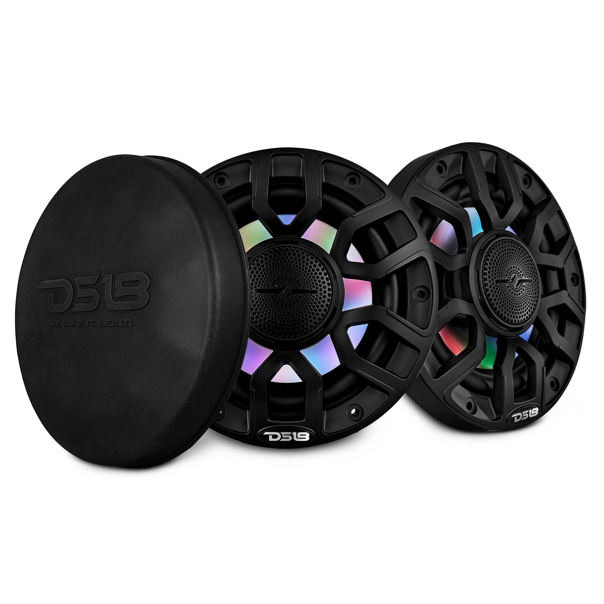 NXL 6.5" 2-Way Coaxial Marine Speaker with Bullet Tweeter and Digital - Black - NXL-IQ6/BK - product image 1 - AudioSellerz