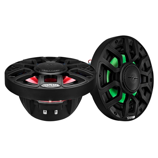 NXL 6.5" 2-Way Coaxial Marine Speaker with Bullet Tweeter and Digital Led - 4 Ohm Black - Ref 990D14 - image 2 - AudioSellerz