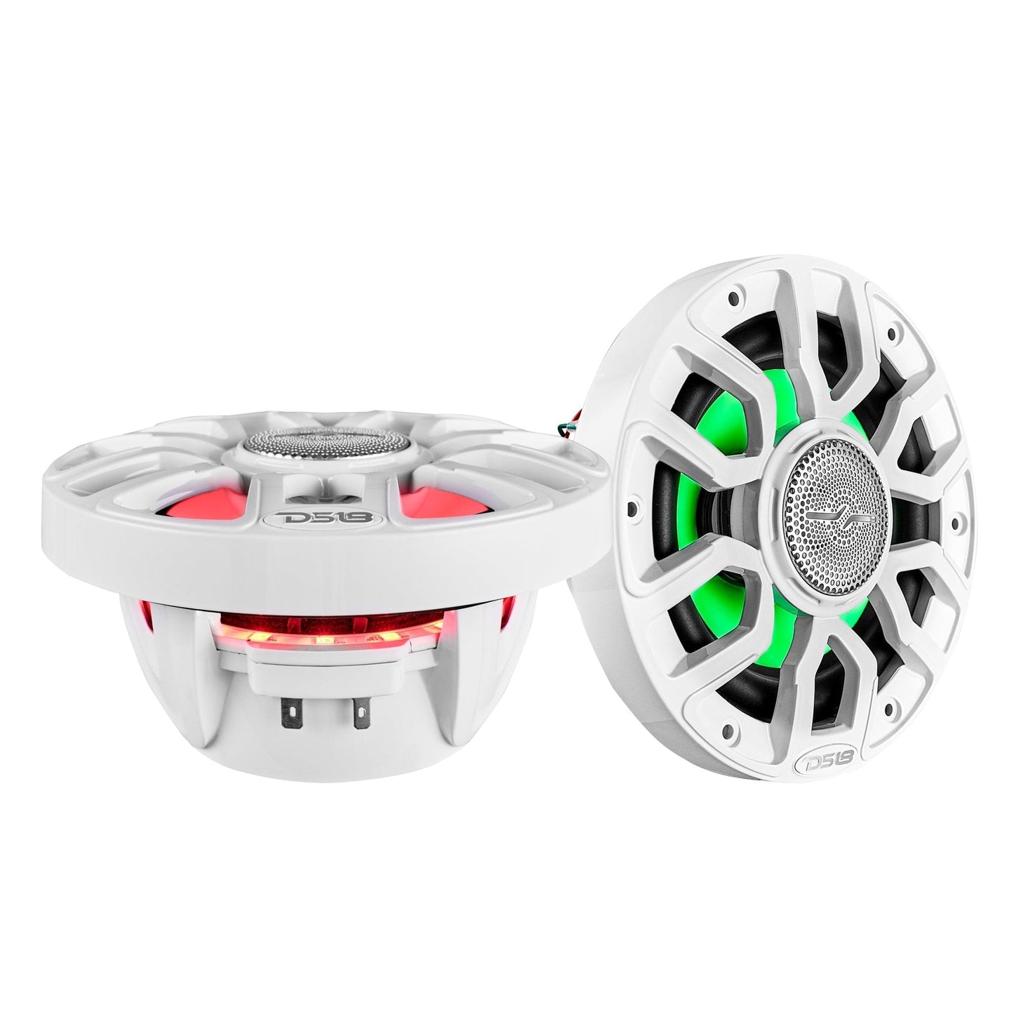 NXL 8" 2-Way Coaxial Marine Speaker with Bullet Tweeter and Digital Led - White - NXL-IQ8/WH - product image 2 - AudioSellerz