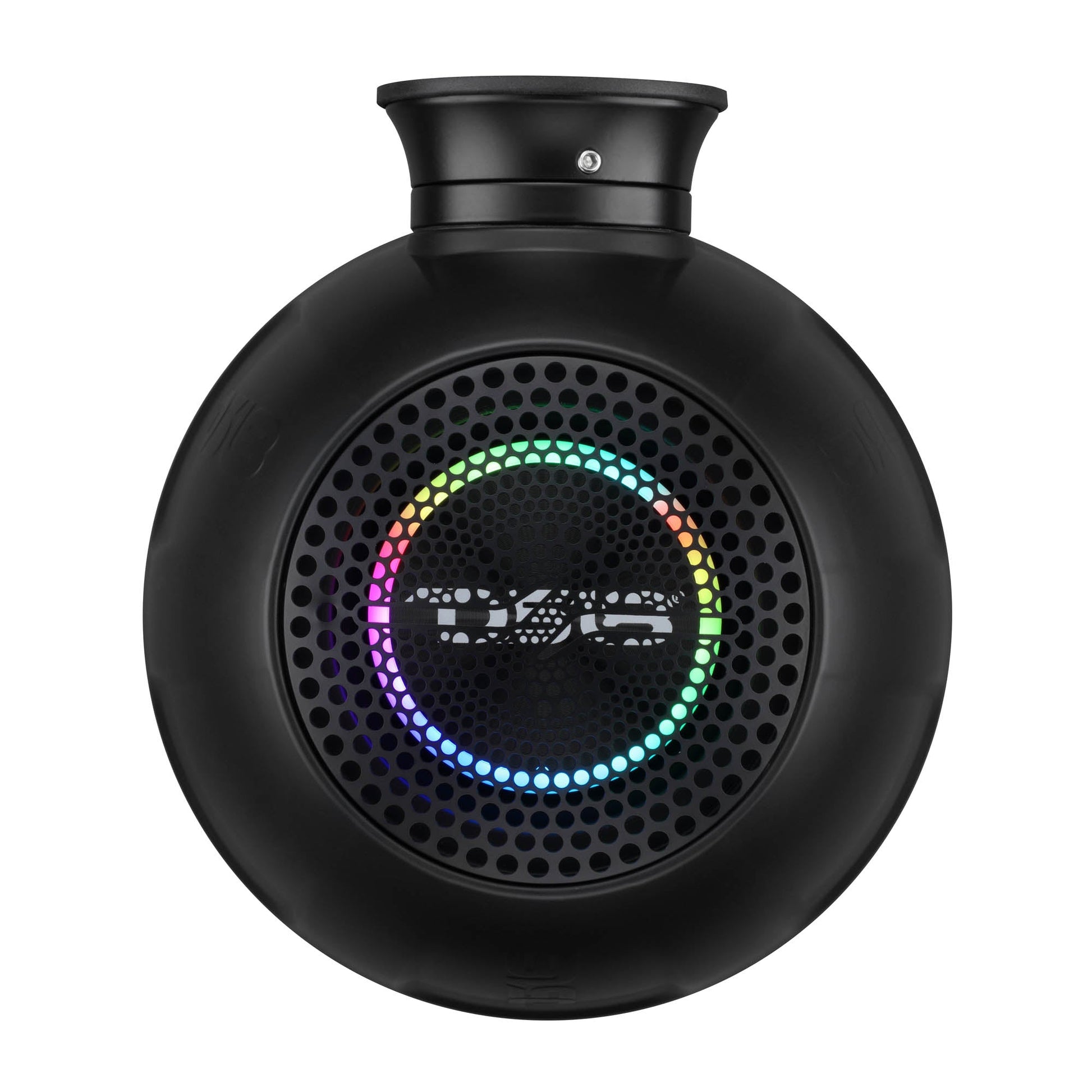 6.5" NXL-iQ Marine Short Tower Coaxial Speakers with Digital LED Lights, 150W RMS, 300W Max, 4-Ohm.