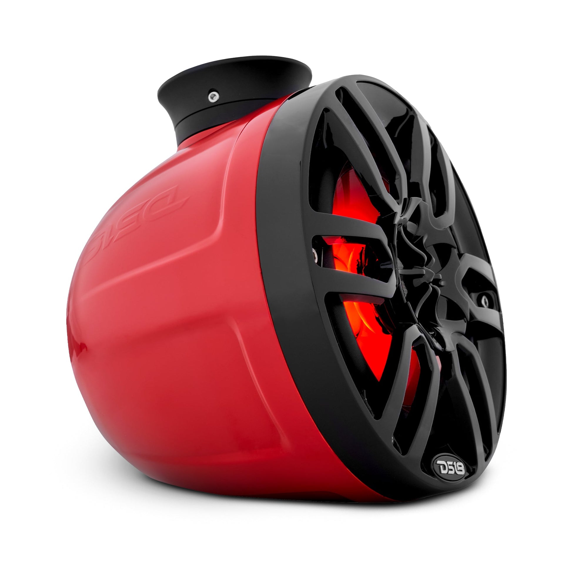 6.5" Marine Pod Speakers 300W with RGB LED Lights – Waterproof All-Terrain Audio for Jet Skis, ATV, UTV, Jeep, Motorcycle (Pair).