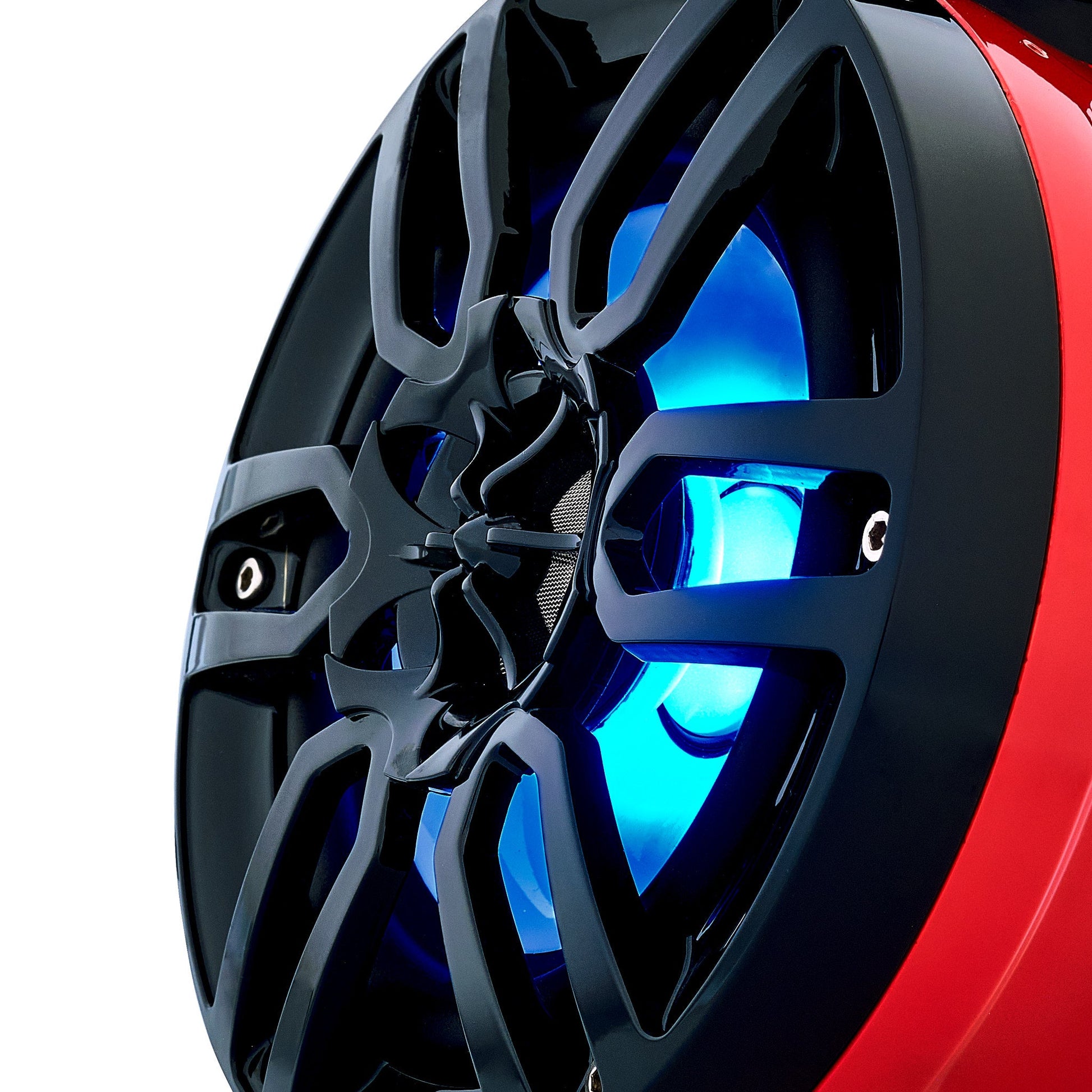 6.5" Marine Pod Speakers 300W with RGB LED Lights – Waterproof All-Terrain Audio for Jet Skis, ATV, UTV, Jeep, Motorcycle (Pair).