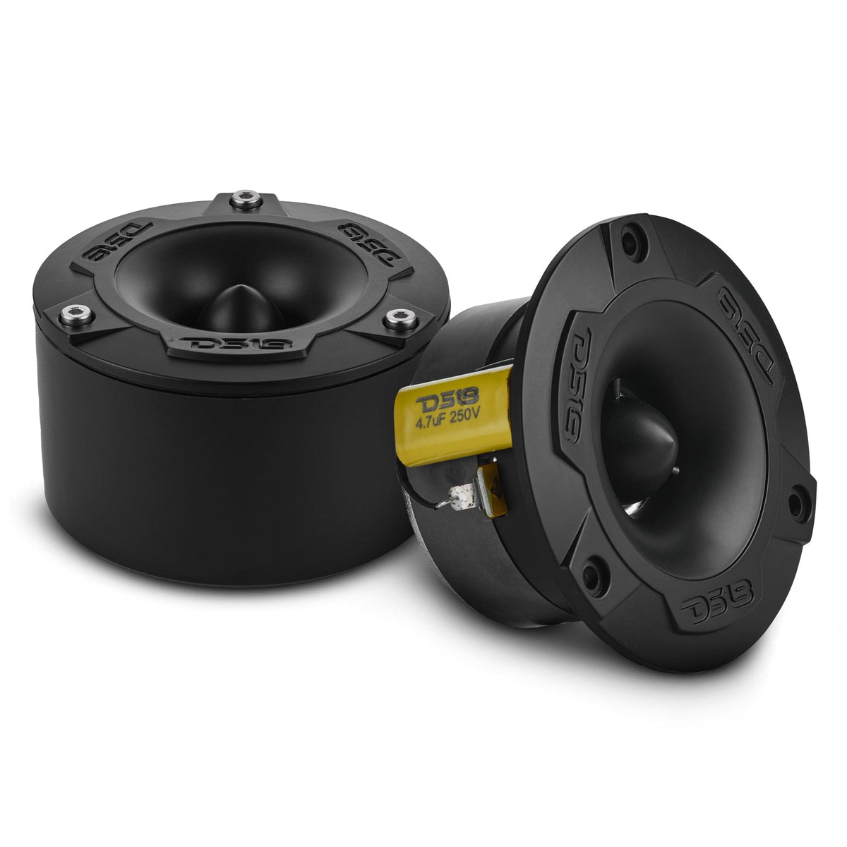 NXL 3.8” Marine Water-Resistant Super Bullet Tweeter with 1” Aluminum - 4 Ohm Black - Ref 436A56 - image 1 - AudioSellerz