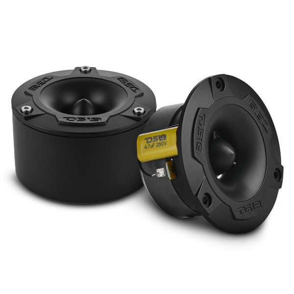 NXL 3.8” Marine Water-Resistant Super Bullet Tweeter with 1” Aluminum Voice Coil | 120W RMS 4-Ohm.