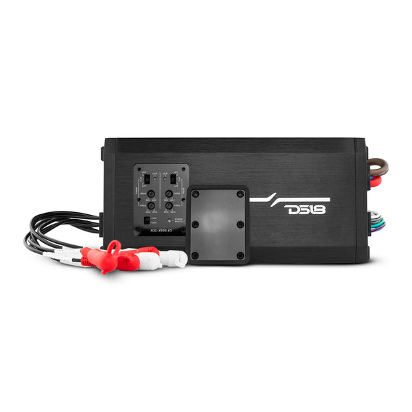 NXL 4-Channel Full-Range Class D IP67 Marine and Powersports Amplifier 4 x 150 Watts Rms @ 4-Ohm.