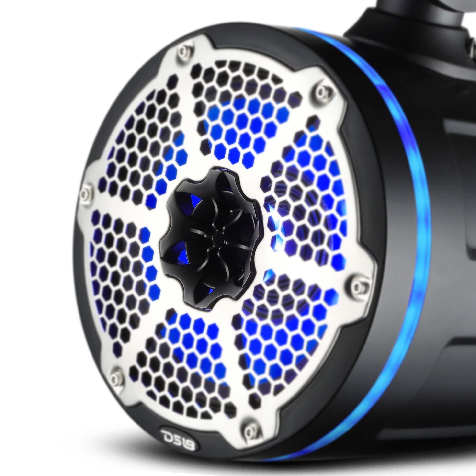 Jeep Gladiator JT Mounting Bar + 4x 8” Marine Tower Speakers with RGB LED Lights.