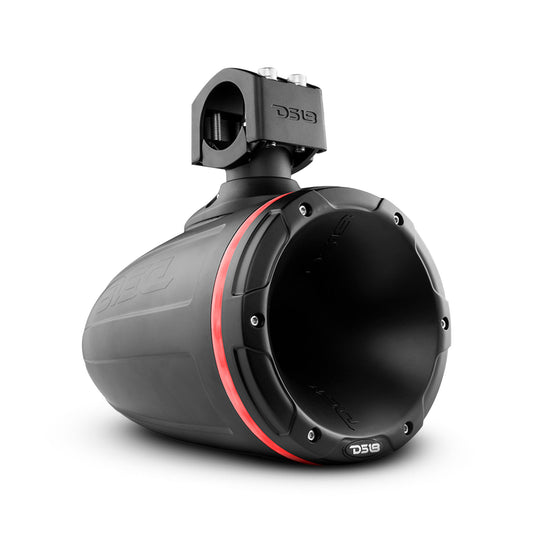 NXL 7" Marine and Powersports Driver Tower With LED RGB Lights 1.75" VC 300 Watts Rms.