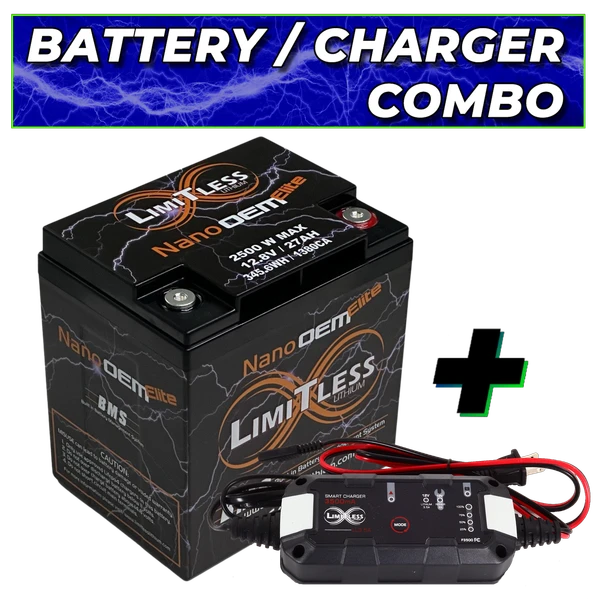 Limitless Lithium Nano OEM Elite With 3.5A Maintainer