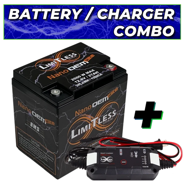 Limitless Lithium Nano OEM Elite With 3.5A Maintainer