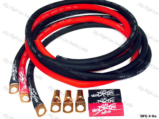 Sky High Car Audio 4ga OFC Big 3 - Audio Sellerz
