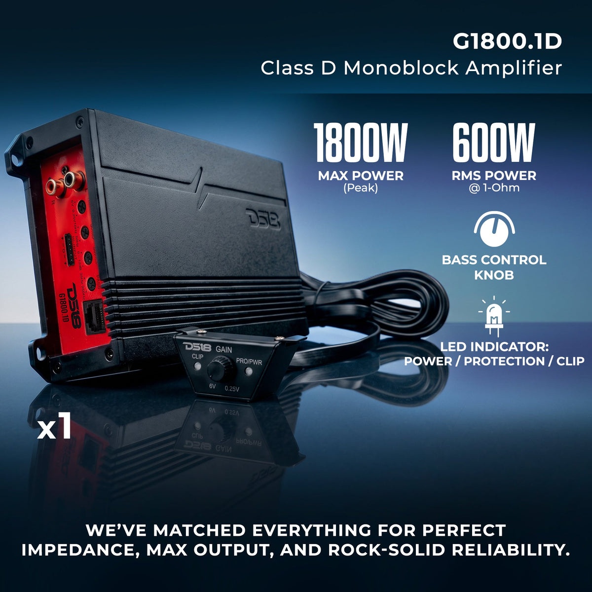 Bass Bundle: 12" Subwoofer with Monoblock Amplifier and Installation Kit