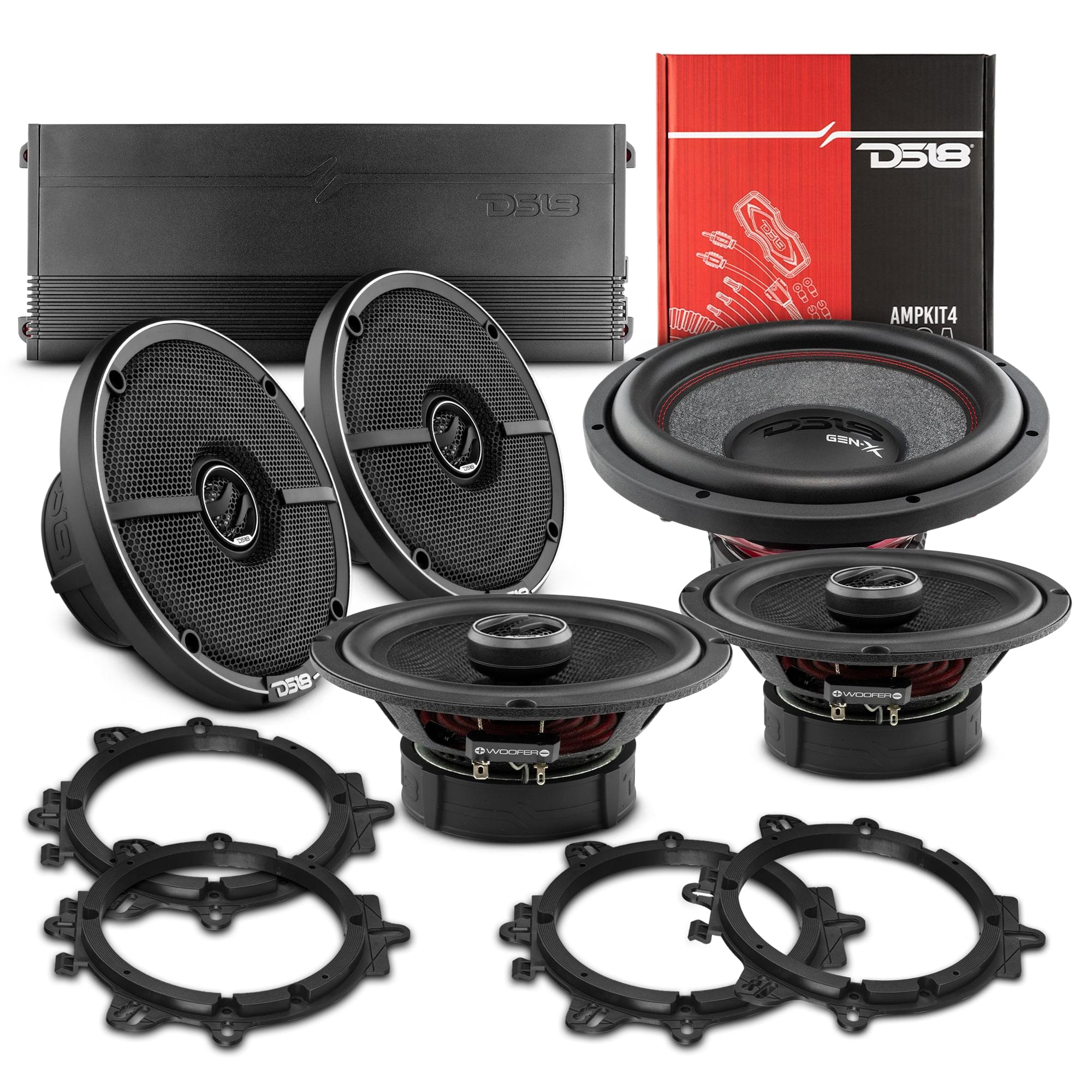 Car Audio + Bass Bundle: 6.5