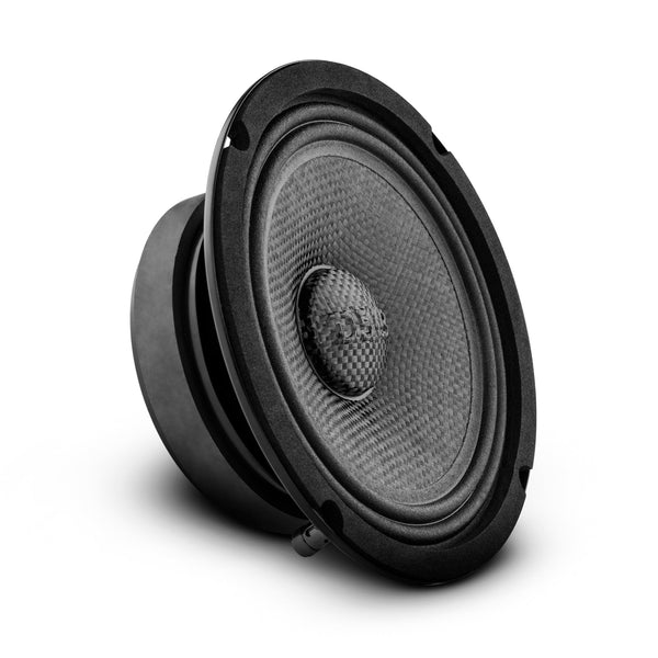 PRO 6.5” Shallow Mid-Bass Loudspeaker with Carbon Fiber Water-Resistant Cone | 250W RMS 4-Ohm.