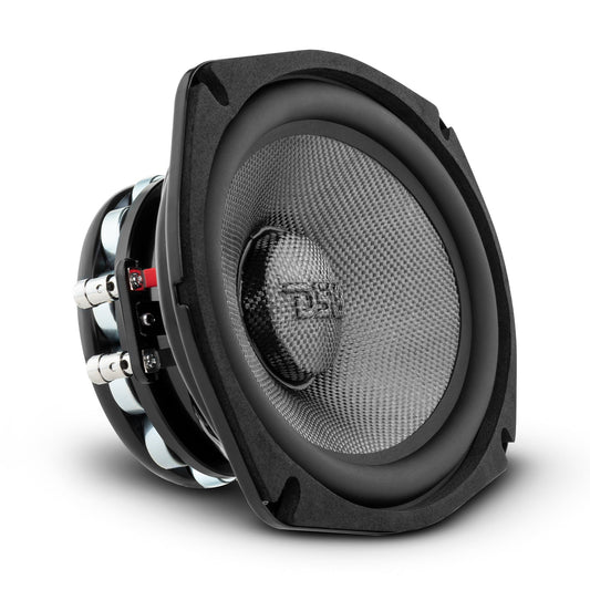 PRO 6x9" Neodymium Carbon Fiber Water resistant Cone Mid-Bass Loudspeaker 300 Watts Rms 2-Ohm.