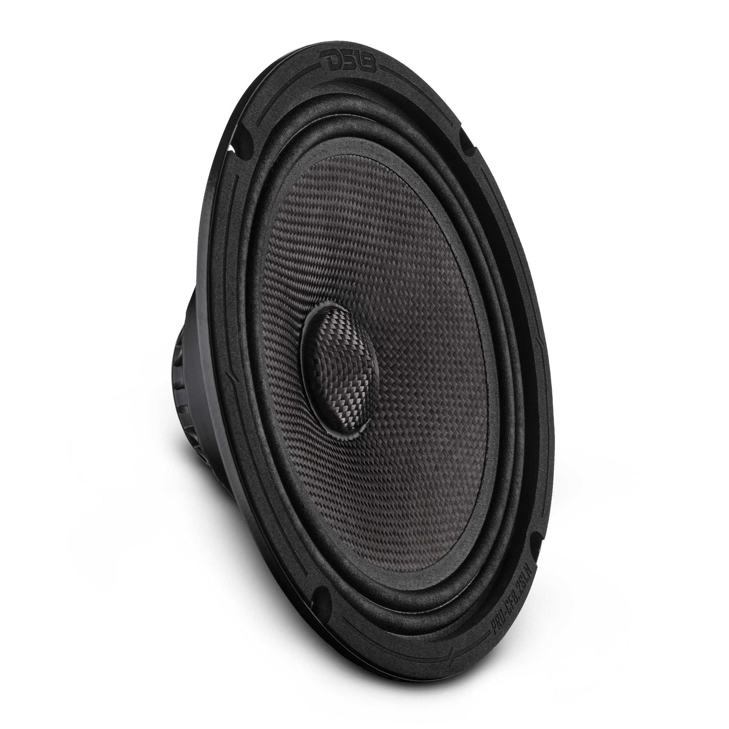 8” Slim Motorcycle & Motorsports Loudspeaker With Neodymium Magnet and Water Resistant Carbon Fiber Cone | 200W RMS 2-Ohm.