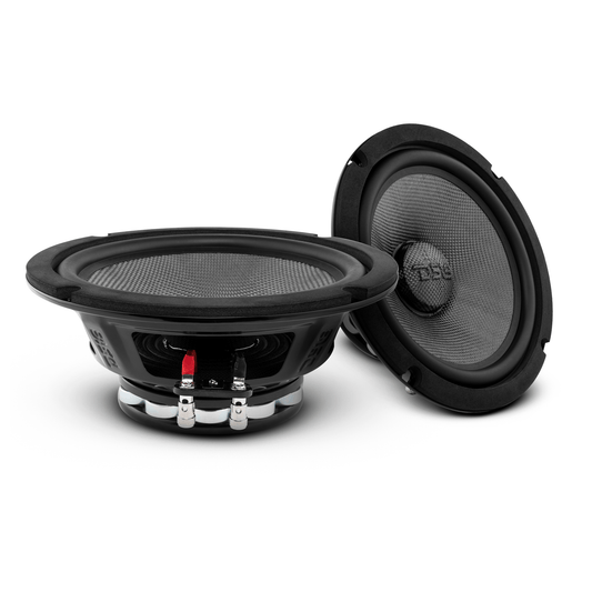 PRO 8" Neodymium Carbon Fiber Water resistant Cone Mid-Bass Loudspeaker 300 Watts Rms 4-Ohm.