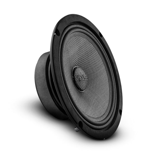 PRO 8" Shallow Carbon Fiber Water resistant Cone Mid-Bass Loudspeaker 275 Watts Rms 4-Ohm.