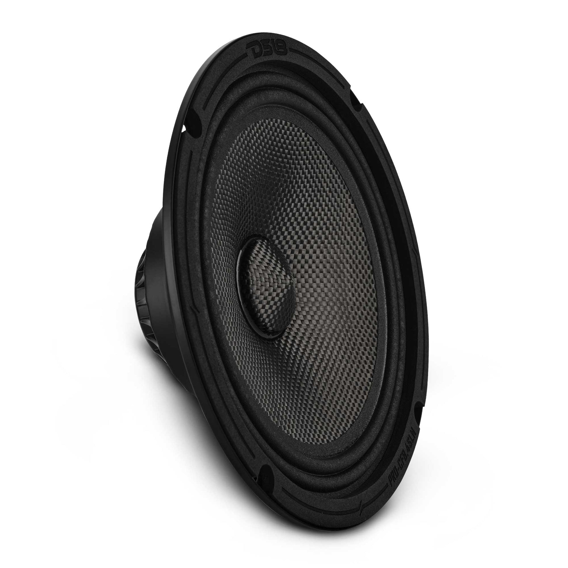 8” Slim Motorcycle & Motorsports Loudspeaker With Neodymium Magnet and Water Resistant Carbon Fiber Cone | 200W RMS 4-Ohm.