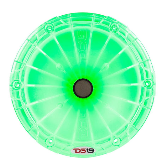 DS18 PRO-DKHCL PRO 1" Twist On Throat Compression Driver 1.75" Titanium VC with RGB Led Light Horn and Built-in Crossover 700 Watts 4 Ohms.