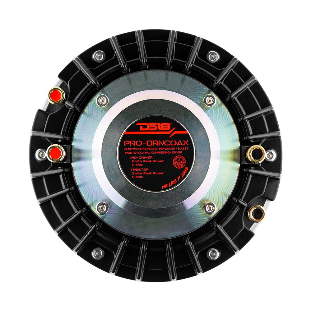 2" Throat Bolt on Nedodymium Driver 320 Watts with Dual Polyester 1 x 3.5" Mid-Range + 1.75" High Range 8-Ohm.
