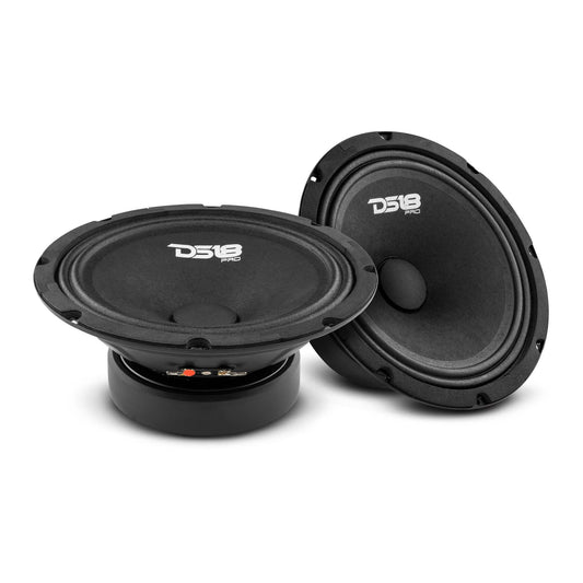 DS18 PRO-GM8SE 8" Sealed Back Mid-Range Loudspeaker 580 Watts 8-Ohm.