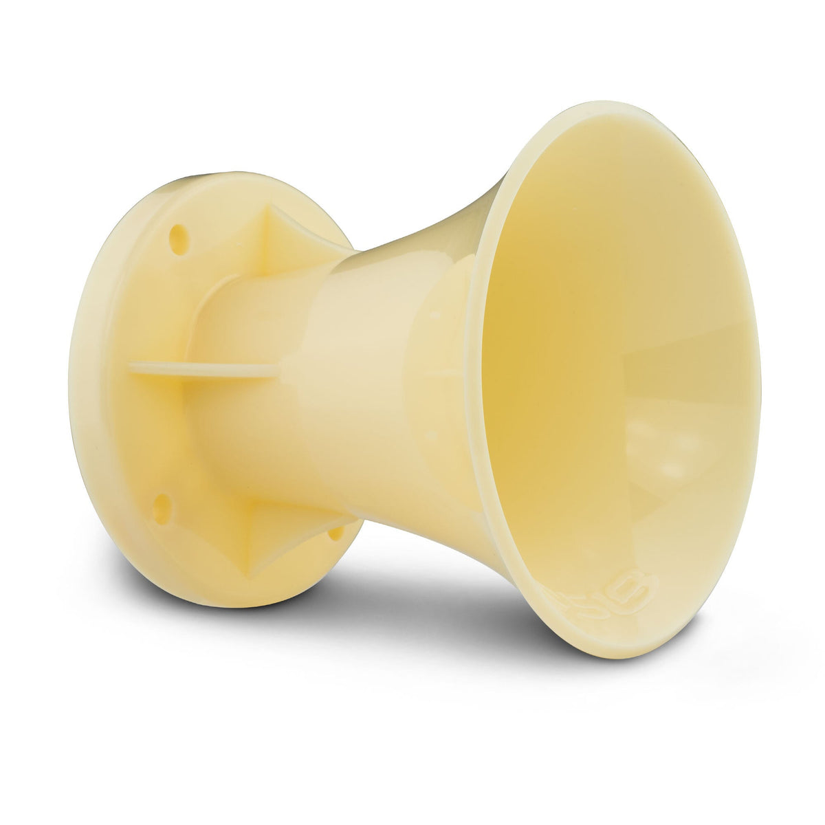 2" Throat Bolt On Horn No Holes No Paint Raw.