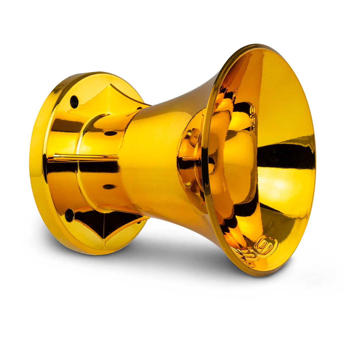2" Throat Bolt On Horn No Holes No Paint Raw.