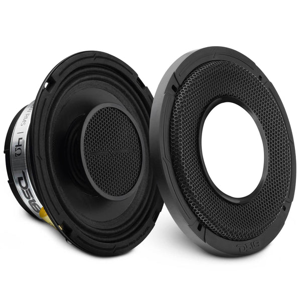 PRO 6.5" Shallow Coaxial Hybrid Mid-Range Loudspeaker with Built-in Driver | 150W RMS 4-Ohm.